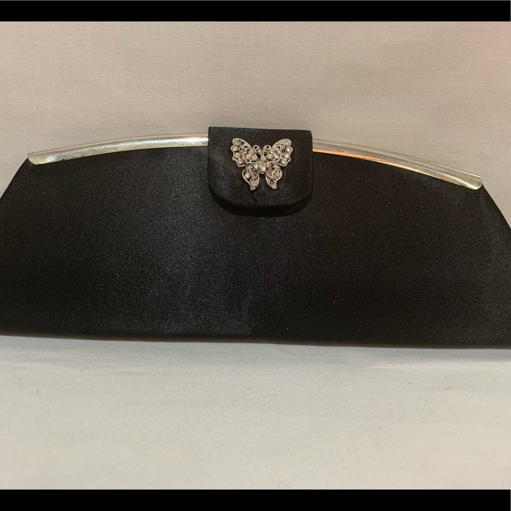 Tova satin clutch purse